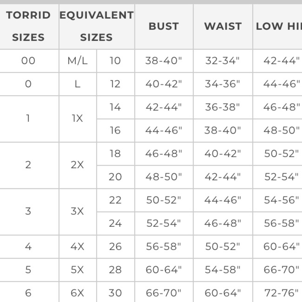Sizes 00 & 0 torrid Geometric Top - Picture 6 of 6